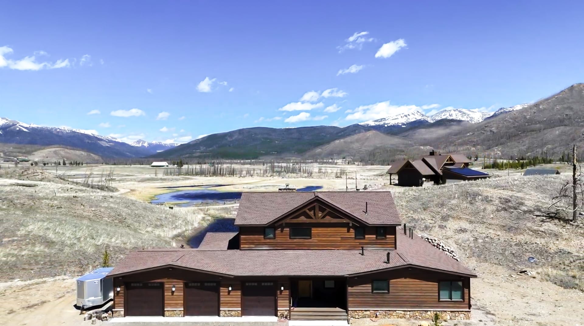 Fire Rebuild Grand Lake - Aerial View 2